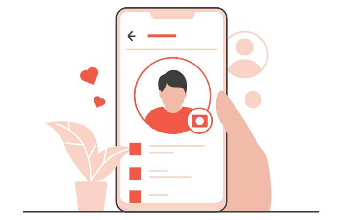Interface de perfil de usuário no Instagram mostrada em um dispositivo móvel, destacando a interação com seguidores.