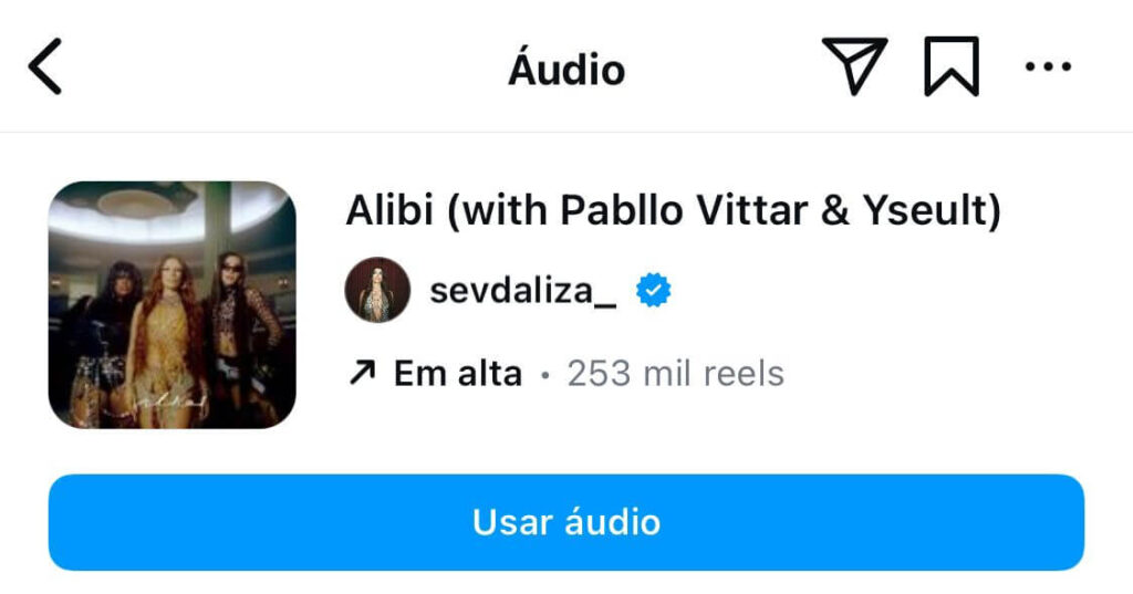 Capa do single "Alibi" de Pabllo Vittar e Yseult.