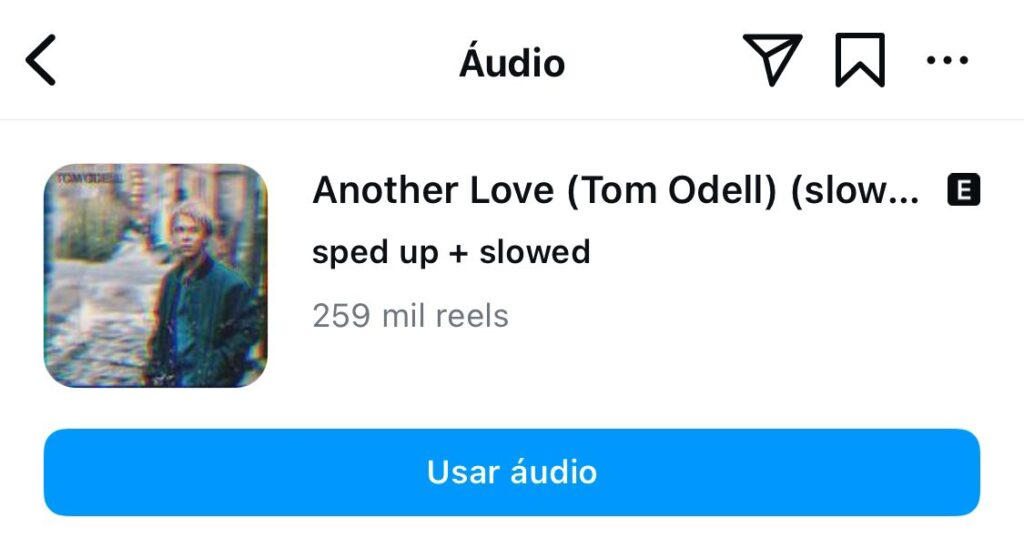 Capa do single "Another Love" na versão Sped Up & Slowed.