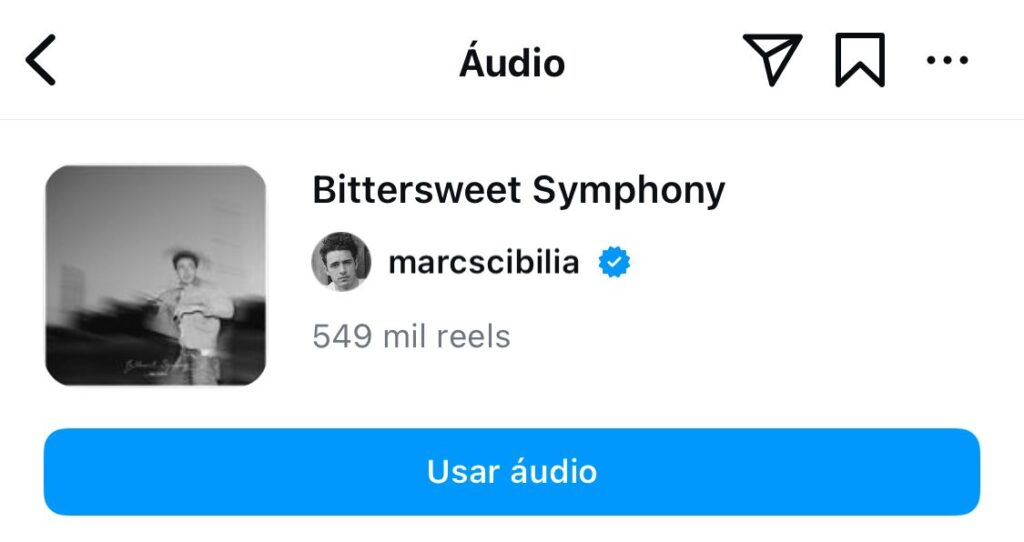 Capa do single "Bittersweet Symphony" de Marc Scibilia.