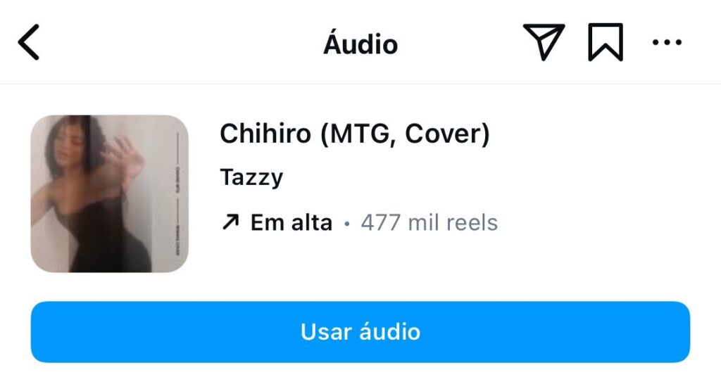 Capa do single "Chihiro (MTG, Cover)" de Iam Tazzy Music.