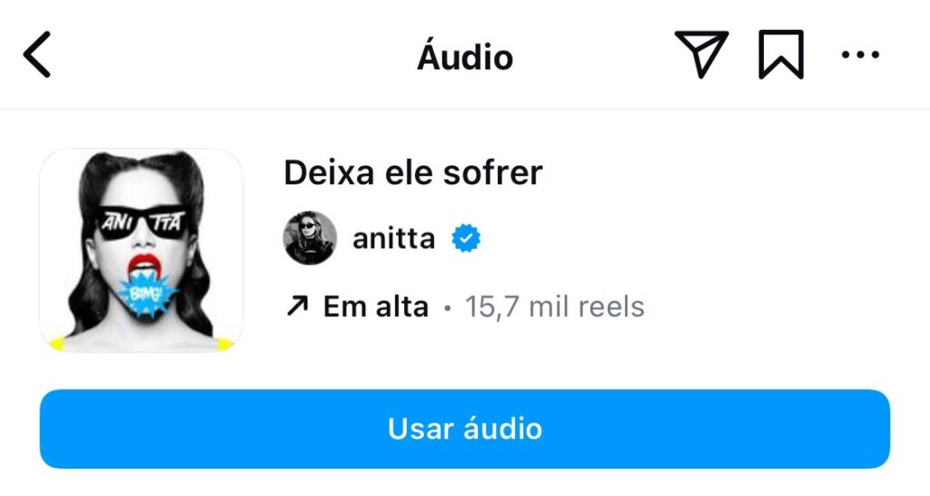 Capa do single "Deixa Ele Sofrer" de Anitta.