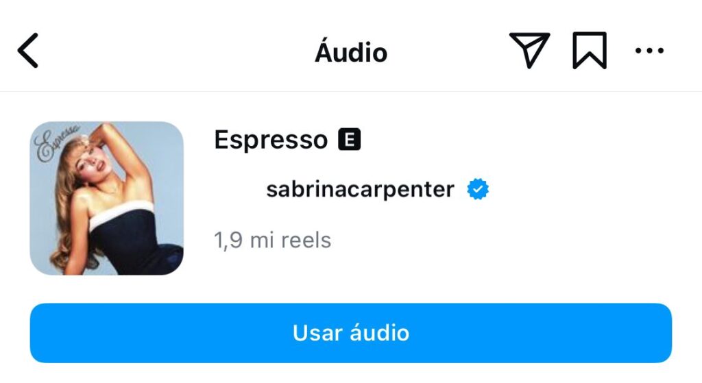 Capa do single "Espresso" de Sabrina Carpenter.