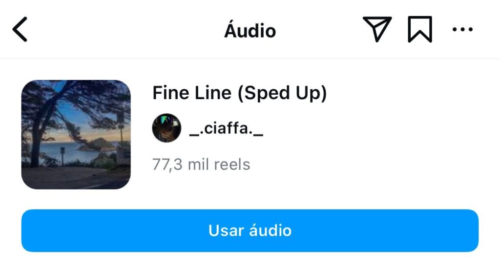 Capa do single "Fine Line (Sped Up)" de Ciaffa.