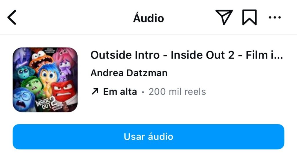 Capa do single "Inside Out 2 (Outside Intro)" de Andrea Datzman.