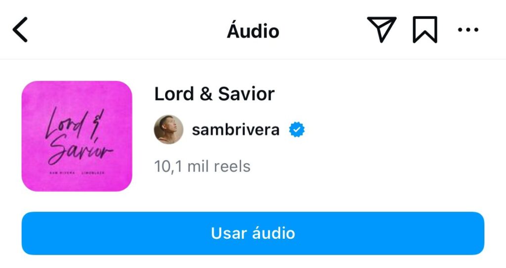 Capa do single "Lord & Savior" de Sam Brivera.