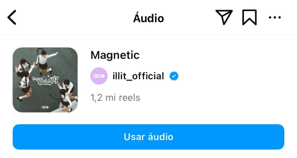 Capa do single "Magnetic" de Ilit Official.