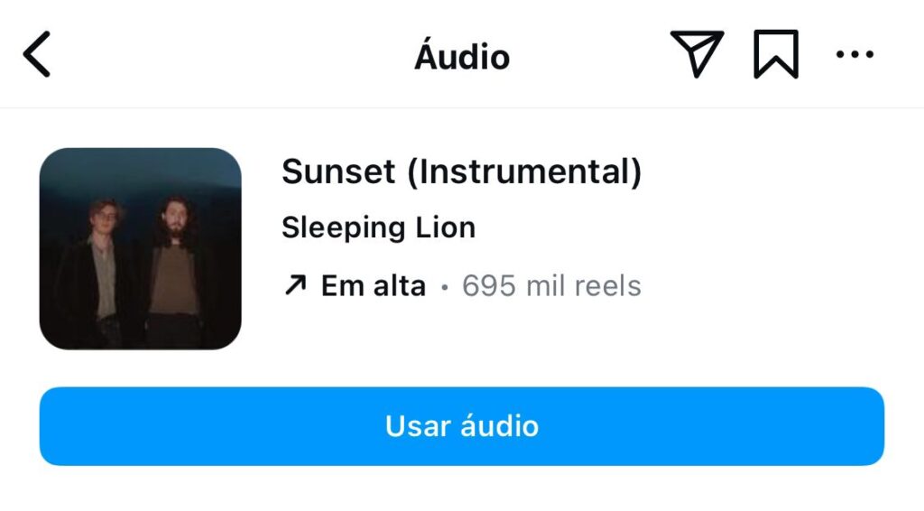 Capa do single "Sunset (Instrumental)" de Sleeping Lion.